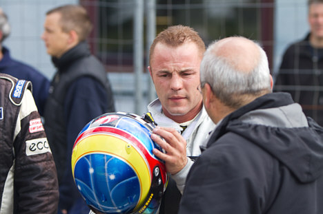 Dennis Holbæk samlede gode point ind på Ring Djursland.